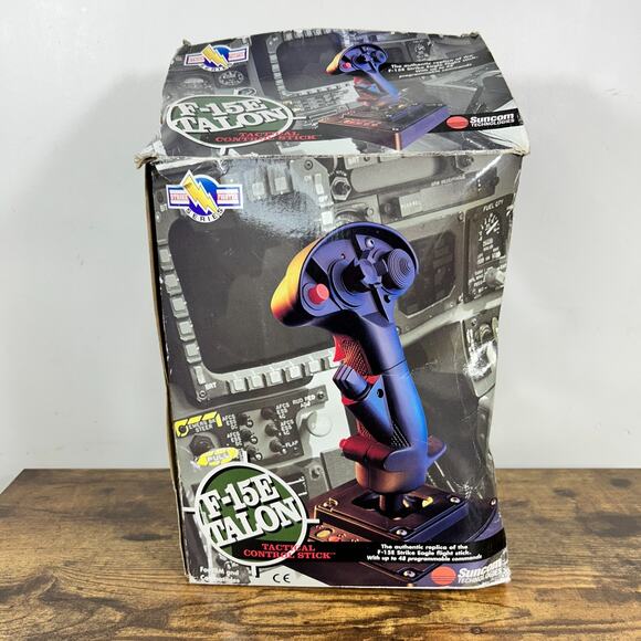 Suncom F-15E Talon 15 Pin Joystick Controller #96-6625 Tactical Control Stick - Picture 1 of 14